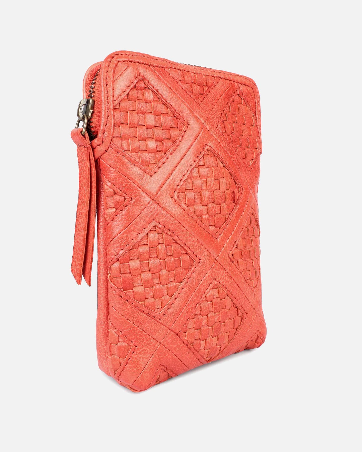 Milder | Chess Patterned Leather Phone Bag