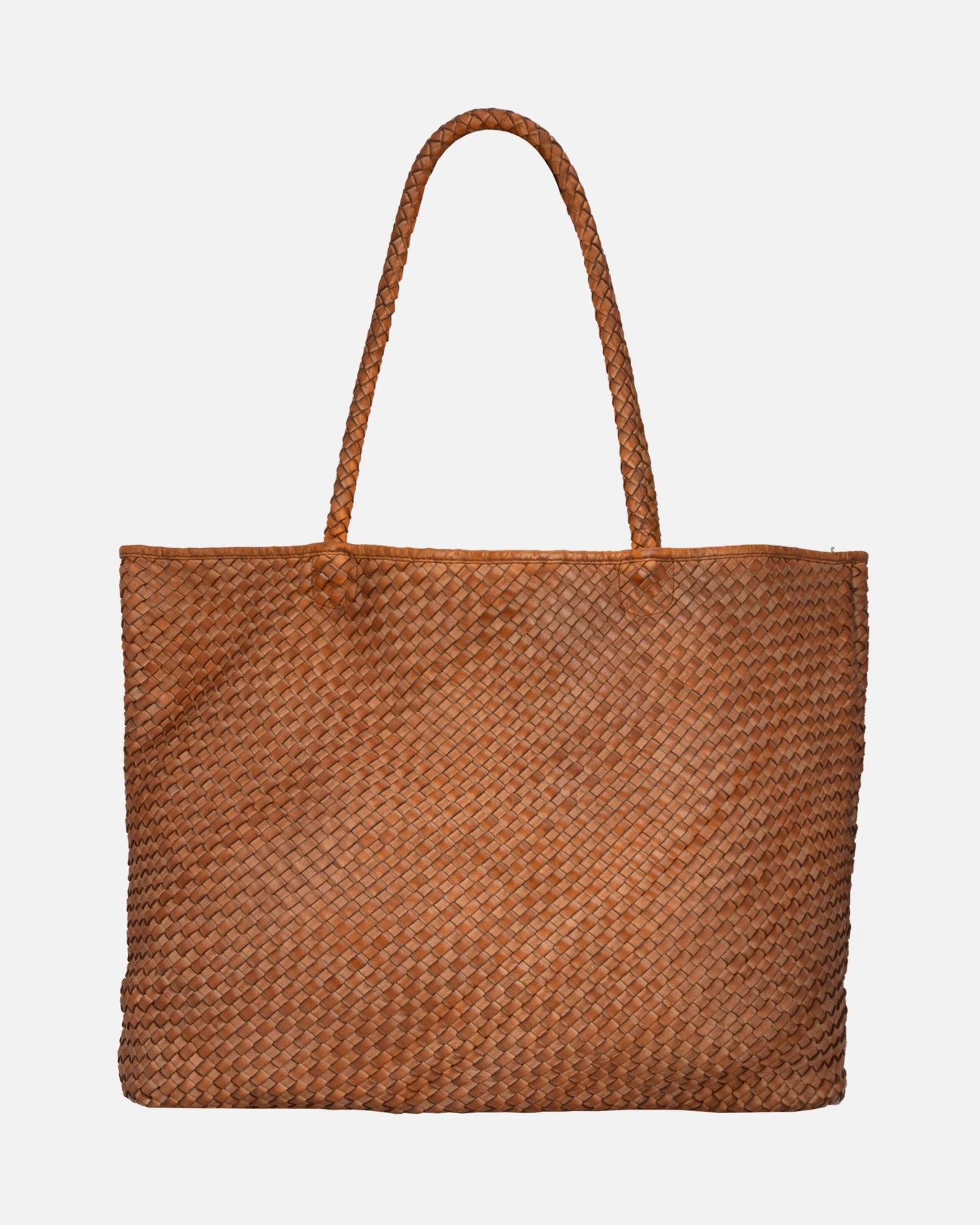 Taylor | Woven Leather Tote Bag