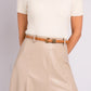 Alie | Skinny Leather Belt