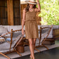 Beach Terry Cinched Sport Dress Toasted Coconut