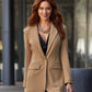 Beyond Travel Classic Boyfriend Blazer Camel