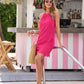 Beach Terry High Neck Dress Blossom