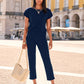 Beyond Travel Crop Pant Maritime Navy