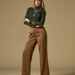 Wide Leg Satin Pant Copper