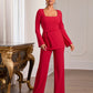 Beyond Travel High Rise Palazzo Pant French Kiss