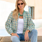 Tweed Bomber Jacket Tan Multi