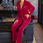 Velour Chic Zippered Coordinates Rio Red