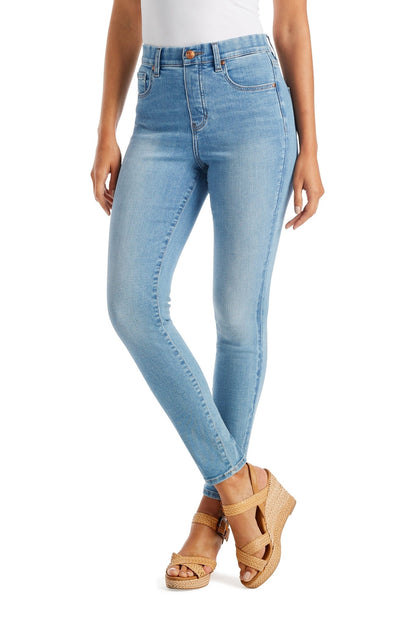 Valentina pull on jean Light Med Wash