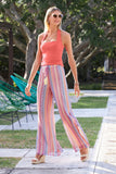 St. Tropez Colorful Crochet Wide-Leg Pant Multi