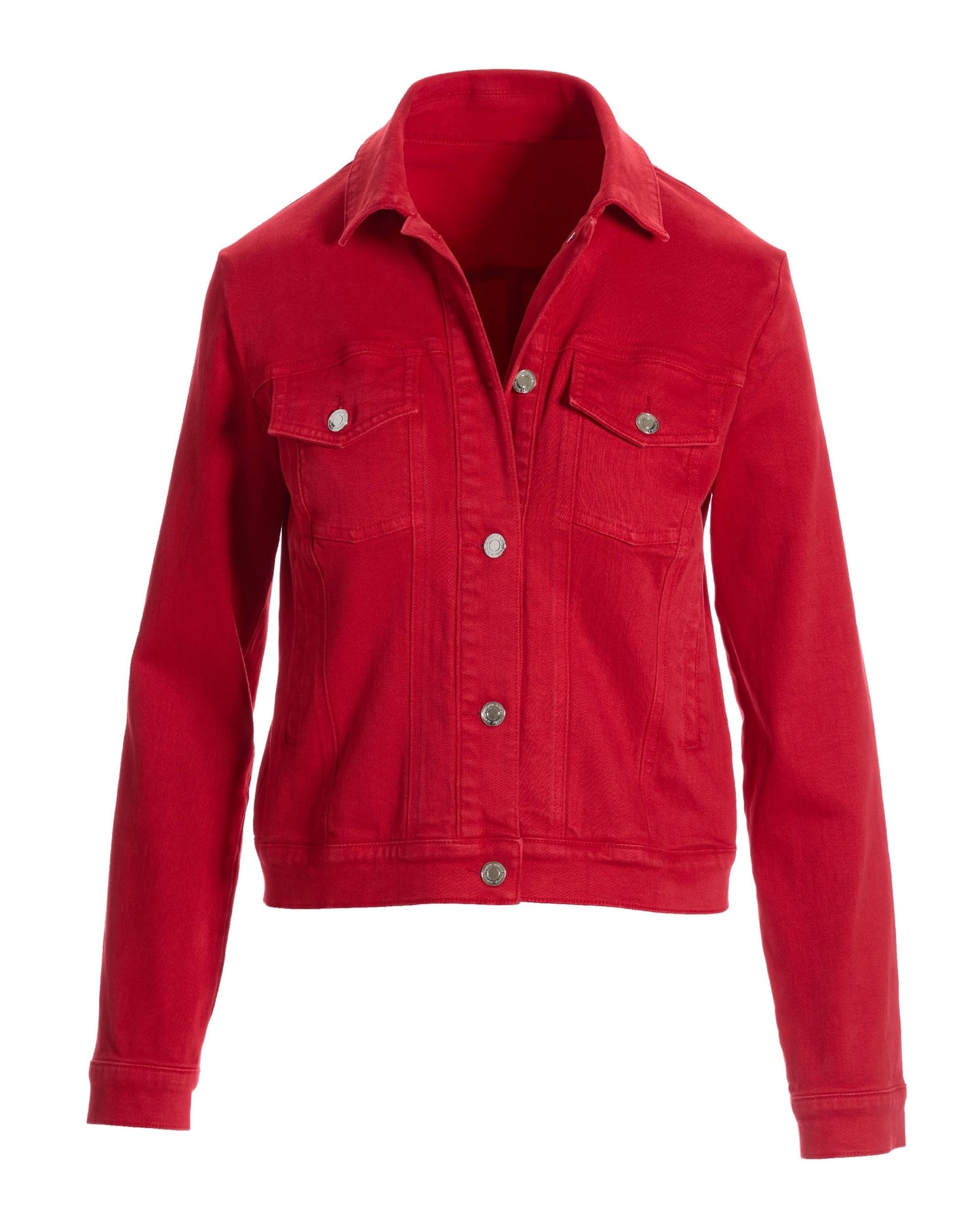 The Essential Denim Jacket Racing Red