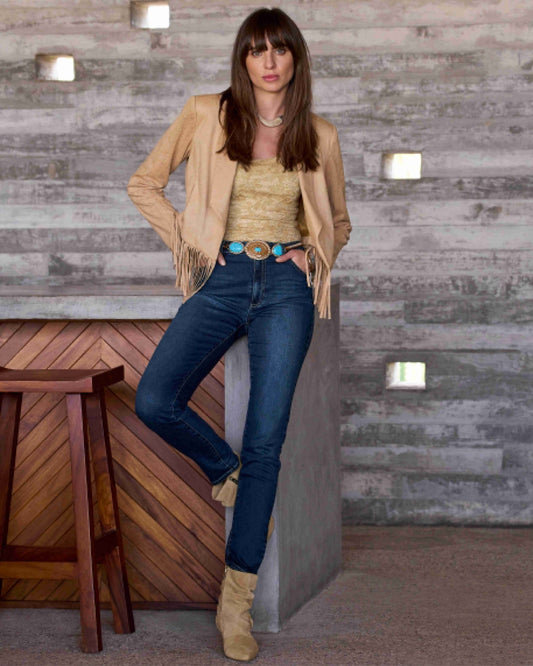 Aspen High Rise Skinny Jean Dark Wash