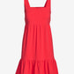 Versatile Tiered Short Dress Hibiscus