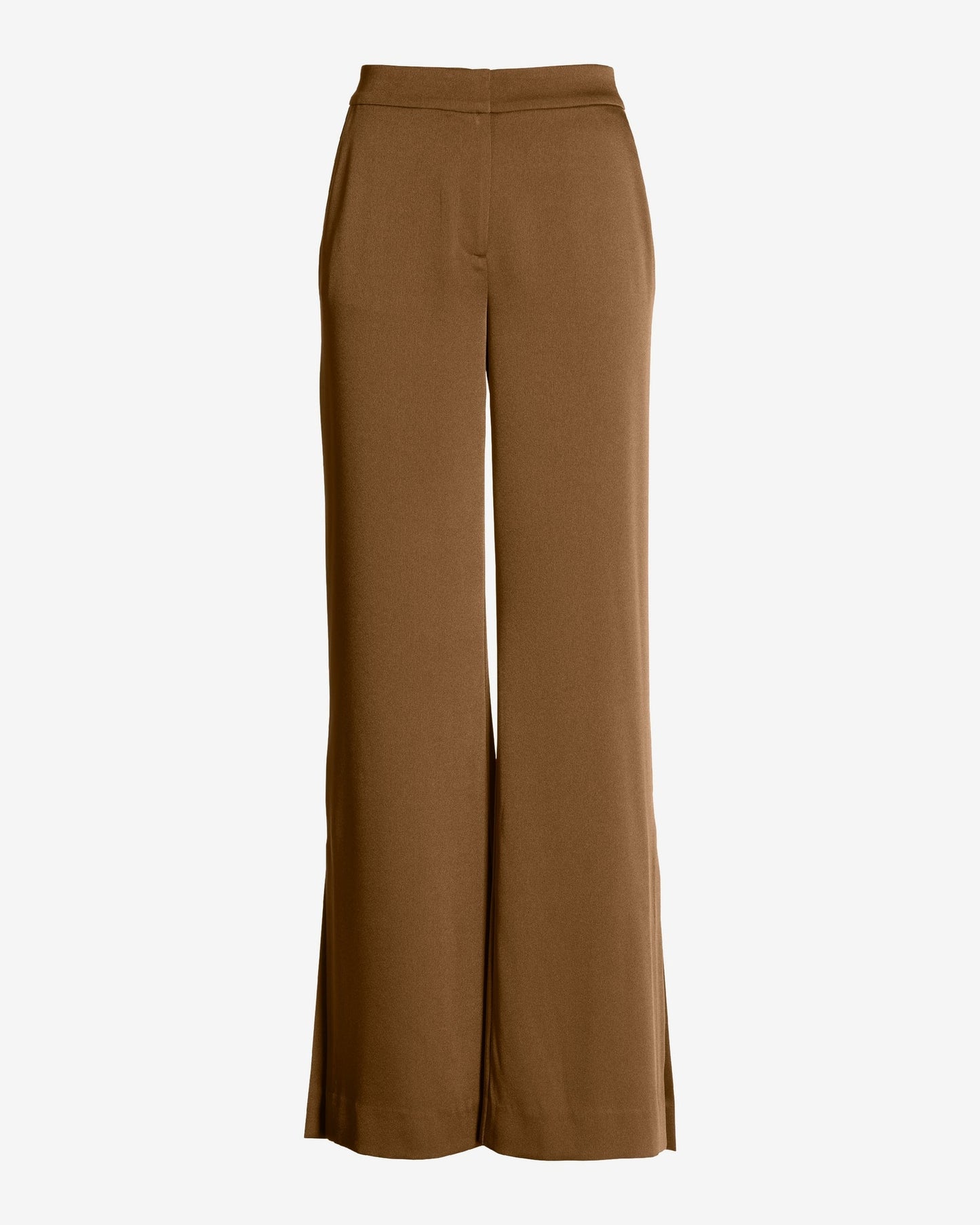 Wide Leg Satin Pant Copper