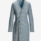 Tweed Wrap Jacket Blue Multi