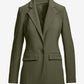 Beyond Travel Classic Boyfriend Blazer Olive Night