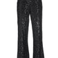 Allover Sequin Palazzo Pant Black