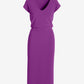 Beyond Travel Banded Midi Dress Purple Magic