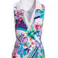 B-Active Printed Polo Sport Top Multi