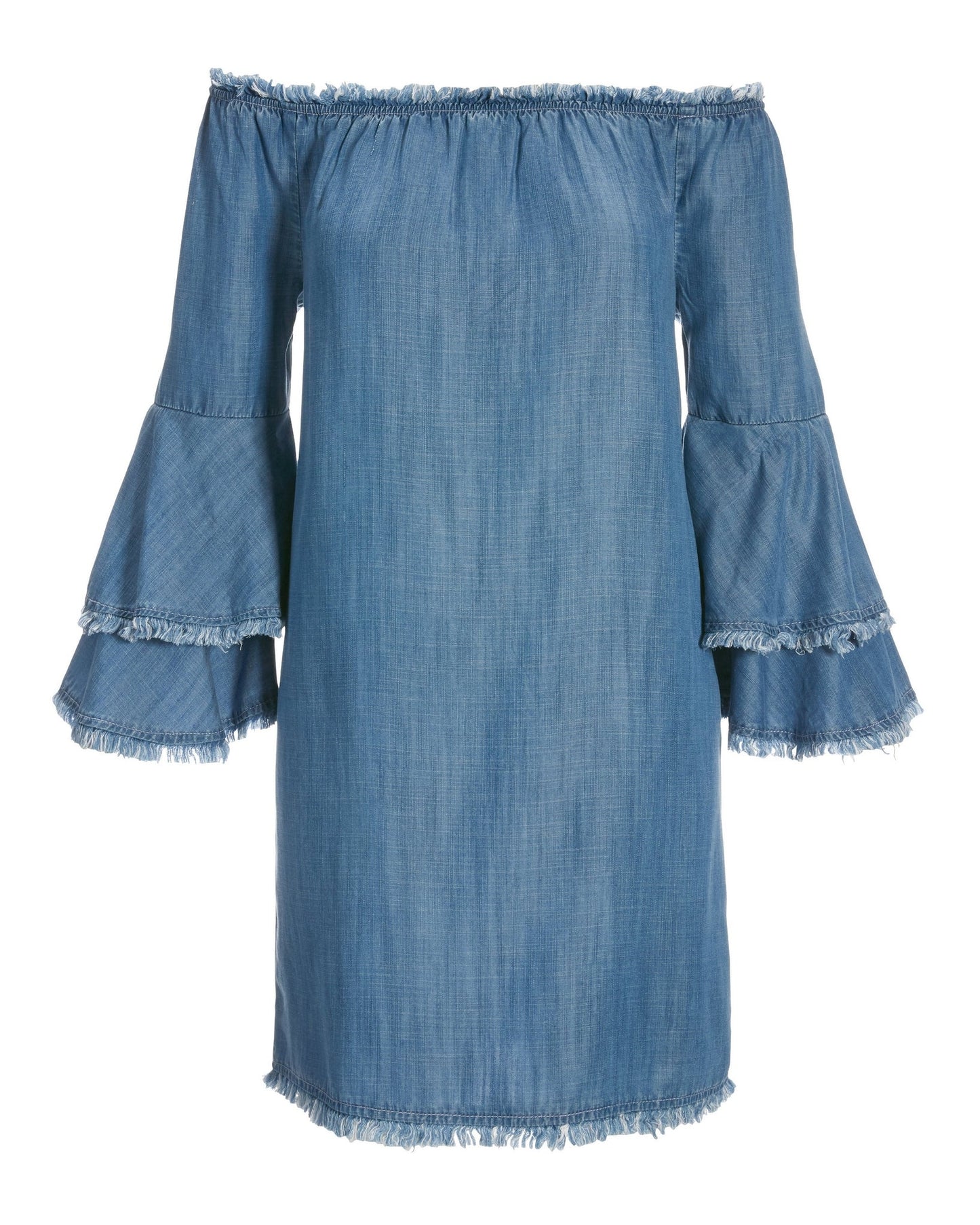 Tencel OTS Dress Medium Wash