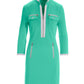 Three Qtr Slv Chic Zip Dress Florida Keys