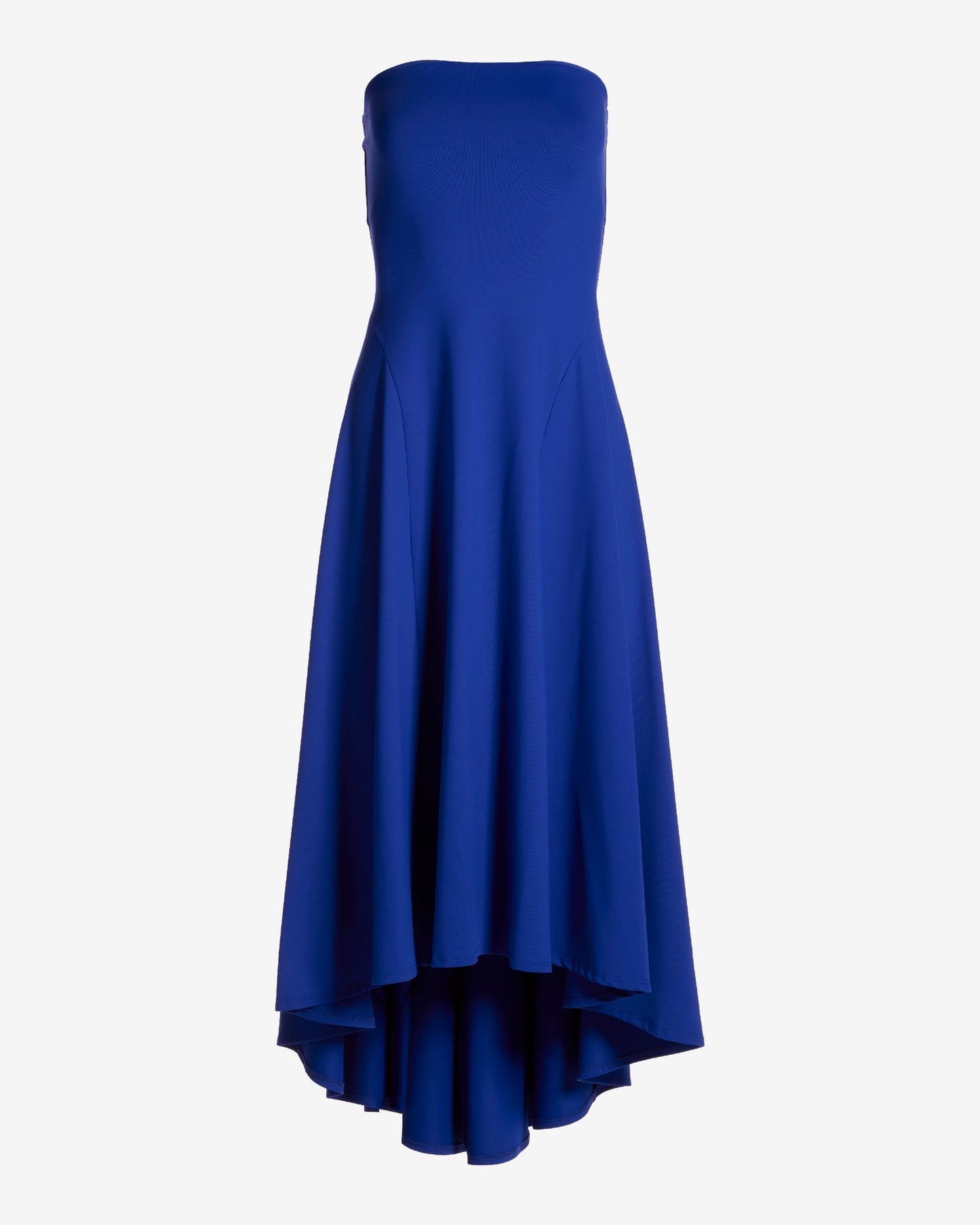 Susana Monaco x Boston Proper Strapless High Low Dress Glacier
