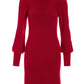 Balloon Sleeve Sweater Dress French Kiss