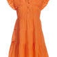 Tiered Shift Dress Nectarine