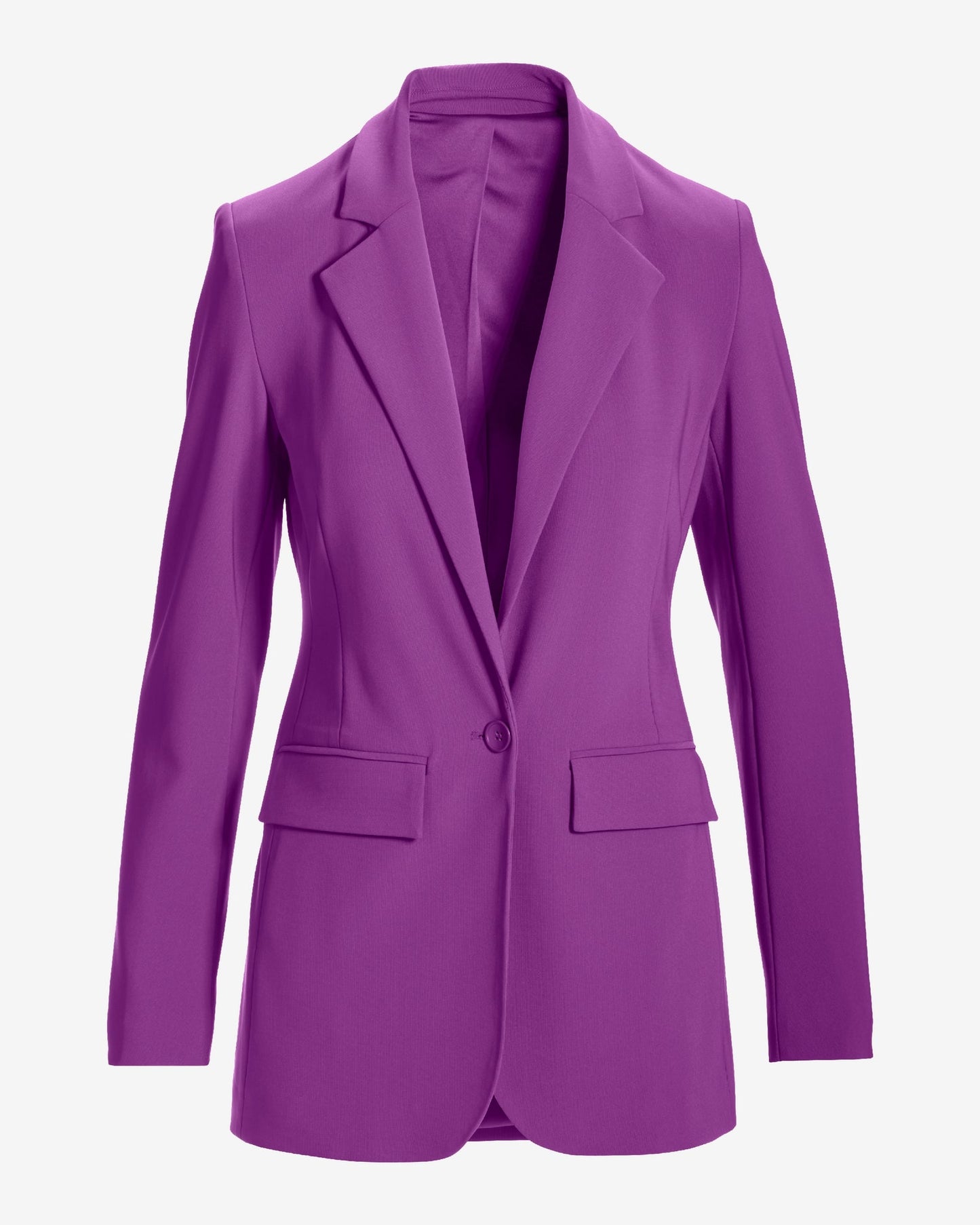 Beyond Travel Classic Boyfriend Blazer Purple Magic