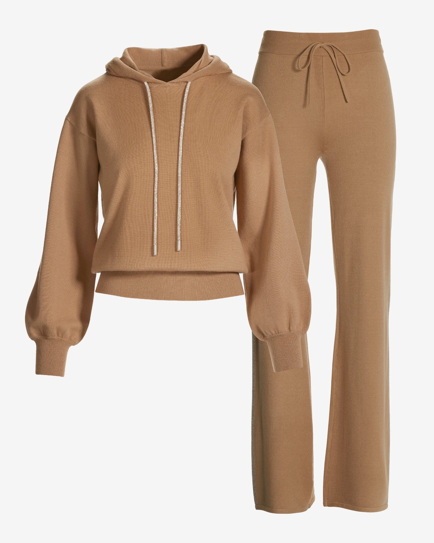 Sweater Lounge Set Tan