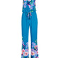St. Tropez Garden Blouson Knit Jumpsuit Multi