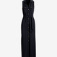 Beyond Travel Belted Maxi Dress Jet Black