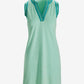 Beach Terry Crochet Trim Dress Beach Glass