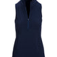 B-Active Sleeveless Zip Top Navy