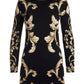 Status Boatneck Tunic Sweater Black/White