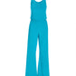 Beach Terry Blouson Jumpsuit Splash Blue