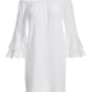 Tencel OTS Dress White