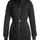 Belted Puffer Jacket Black