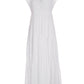 Tiered Shift Maxi Dress White