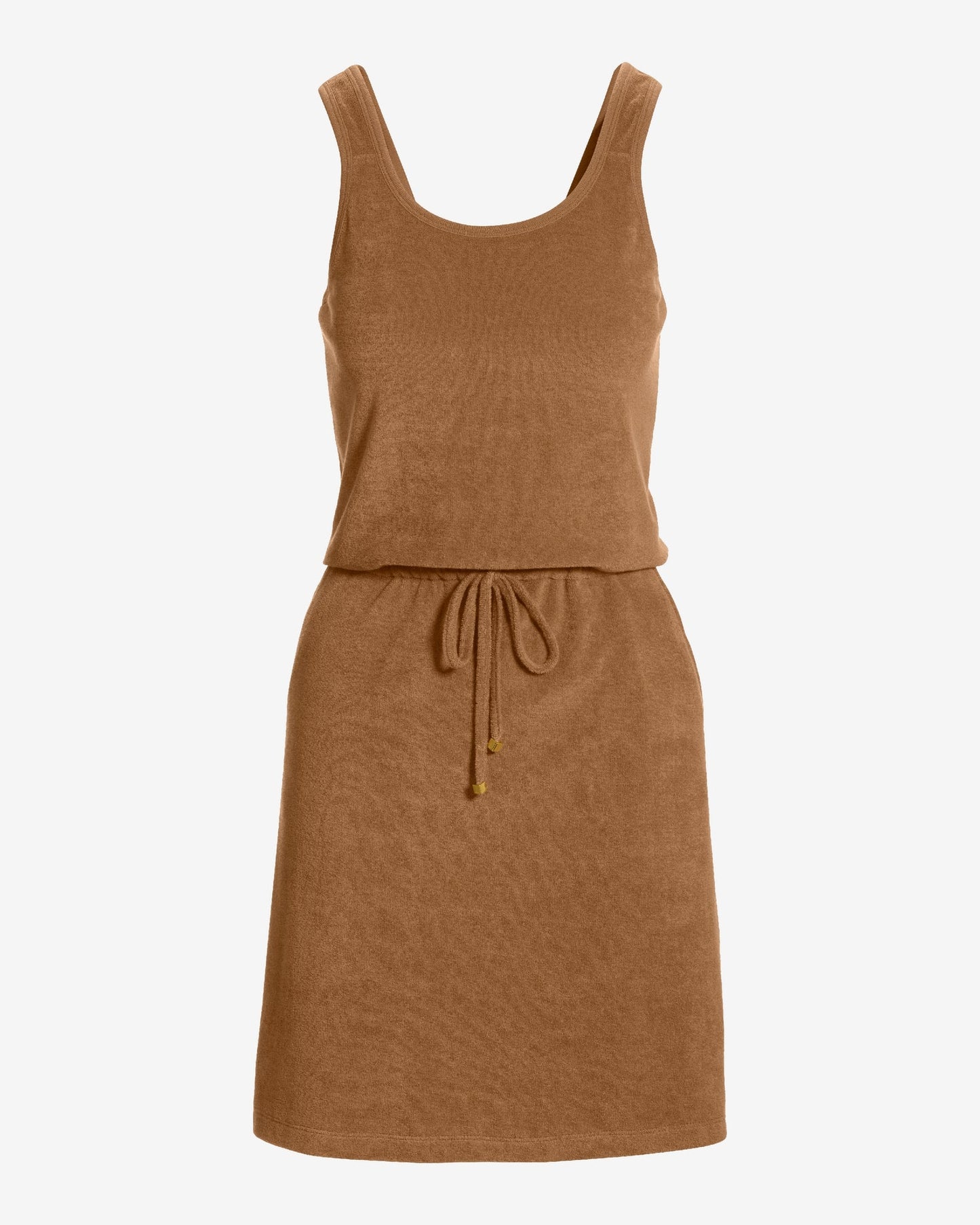 Beach Terry Cinched Sport Dress Toasted Coconut