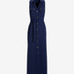Beyond Travel Belted Maxi Dress Maritime Navy