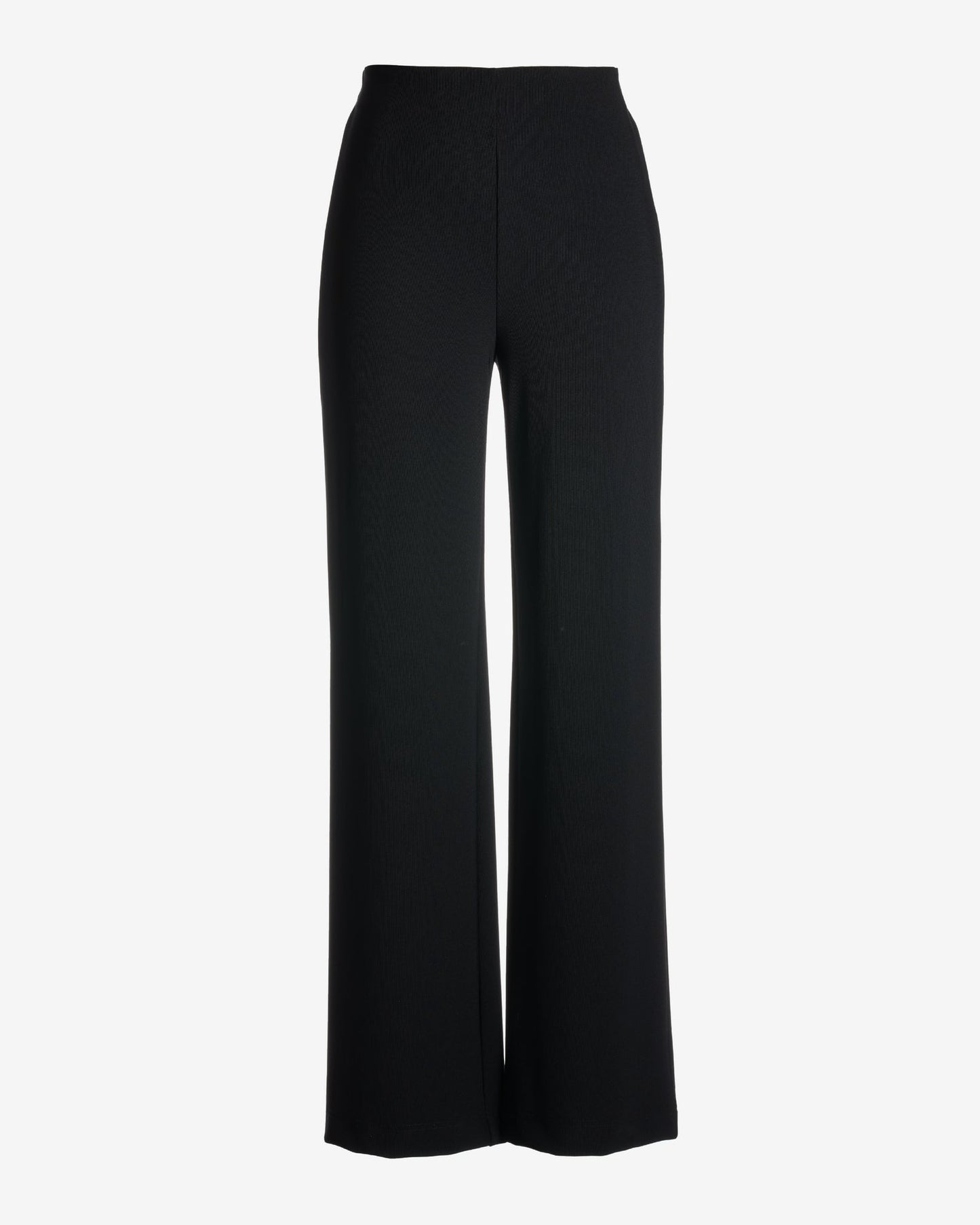 Beyond Travel High Rise Palazzo Pant Jet Black