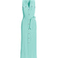 Beyond Travel Button Front Collared Maxi Dress Blue Tint