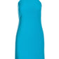 Beyond Travel High Neck Short Dress Splash Blue