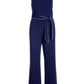 B Travel Tie Front Jumpsuit Maritime Navy