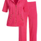 Terry Grommet Short Sleeve Warm Up Pink