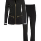 Beyond Travel Collared Sport Set Jet Black