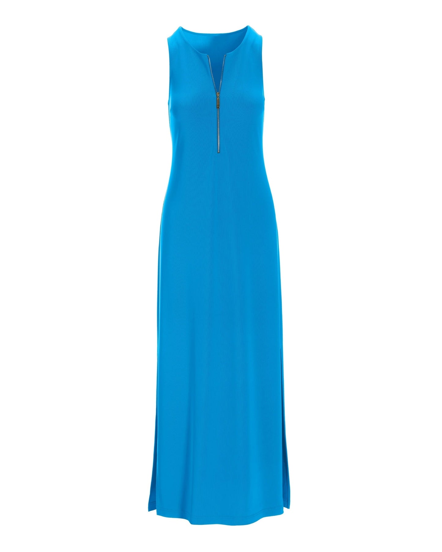B Travel Zipper Maxi Dress Malibu Blue