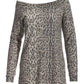So Soft Slouchy Knit Animal Sweatshirt Multi