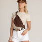 Belle | Suede Leather Belt Bag