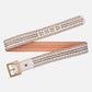 Ezra | Studded Leather Belt with Square Buckle